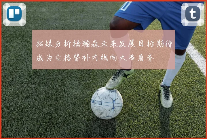 拓媒分析杨瀚森未来发展目标期待成为合格替补内线向大洛看齐